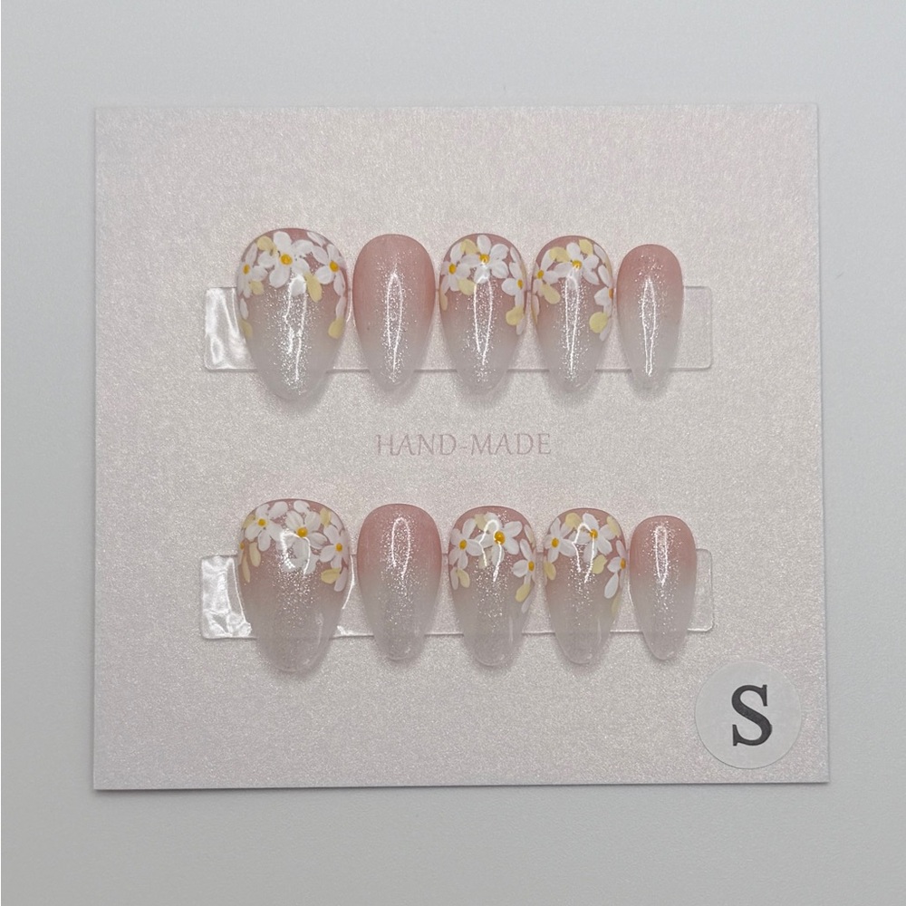 Ombré Floral Press On Nails